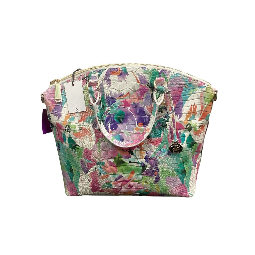 NWT Brahmin Purse Women’s 1 Size Large Duxbury Satchel Daylily Melbourne Colors